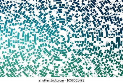Light BLUE vector pattern with lines, ovals. A vague circumflex abstract illustration with gradient. Marble style for your business design.