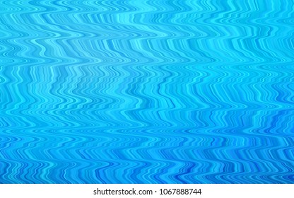 Light BLUE vector pattern with lines, ovals. Shining crooked illustration in marble style. A new texture for your  ad, booklets, leaflets.