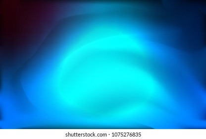 Light BLUE vector pattern with lines, ovals. Modern gradient abstract illustration with bandy lines. The best blurred design for your business.