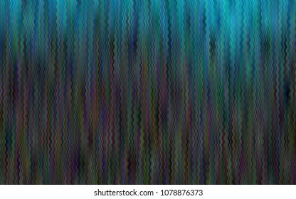 Light BLUE vector pattern with lines, ovals. Creative illustration in halftone marble style with gradient. Marble design for your web site.