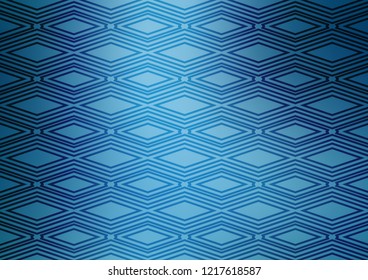 Light BLUE vector pattern with lines, rectangles. Modern geometric abstract illustration with lines, squares. Backdrop for TV commercials.