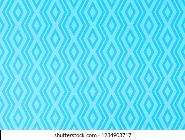 Light BLUE vector pattern with lines, rectangles. Glitter abstract illustration with colorful lines, rhombuses. Best design for your ad, poster, banner.