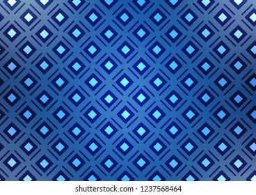 Light BLUE vector pattern with lines, rectangles. Shining colorful illustration with lines, rectangles. Backdrop for TV commercials.