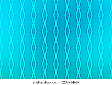 Light BLUE vector pattern with lines, rectangles. Shining colorful illustration with lines, rectangles. Pattern for ads, posters, banners.