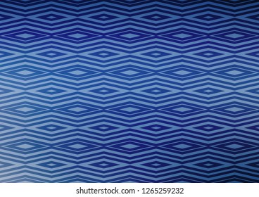 Light BLUE vector pattern with lines, rectangles. Colorful decorative design in simple style with lines, rhombuses. Pattern for websites, landing pages.