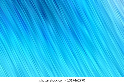 Light BLUE vector pattern with lines, ovals. Geometric illustration in marble style with gradient.  A completely new marble design for your business.