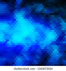 Light BLUE vector pattern with lines. Gradient illustration with straight lines in abstract style. Template for your UI design.