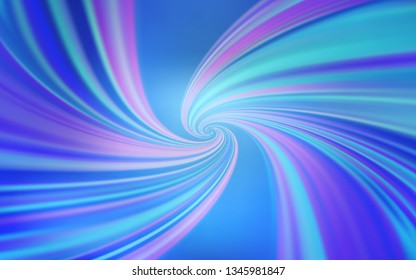Light BLUE vector pattern with lines. Colorful abstract illustration with gradient lines. Abstract style for your business design.