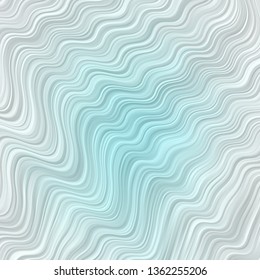 Light BLUE vector pattern with lines. Colorful illustration, which consists of curves. Pattern for booklets, leaflets.