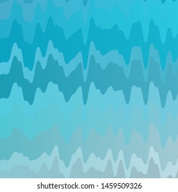 Light BLUE vector pattern with lines. Bright sample with colorful bent lines, shapes. Pattern for commercials, ads.