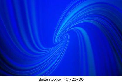 Light BLUE vector pattern with lines. Glitter abstract illustration with wry lines. Pattern for your business design.