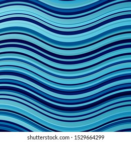 Light BLUE vector pattern with lines. Abstract illustration with bandy gradient lines. Pattern for websites, landing pages.