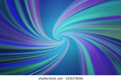 Light BLUE vector pattern with lines. A sample with colorful lines, shapes. Colorful wave pattern for your design.