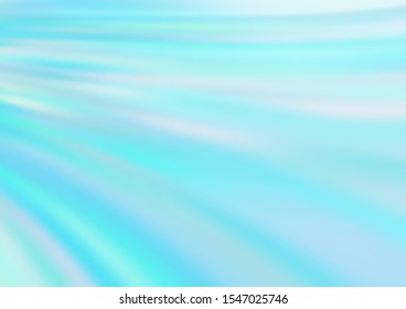 Light BLUE vector pattern with lines, ovals. Modern gradient abstract illustration with bandy lines. The elegant pattern for brand book.