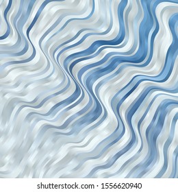 Light BLUE vector pattern with lines. Abstract illustration with bandy gradient lines. Design for your business promotion.