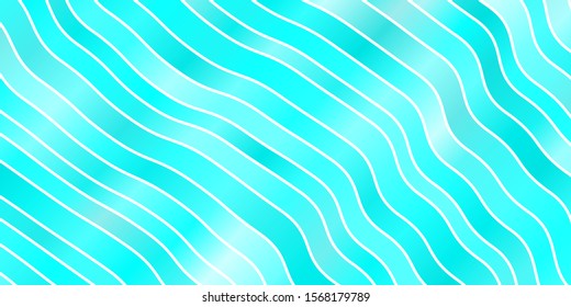 Light BLUE vector pattern with lines. Gradient illustration in simple style with bows. Smart design for your promotions.