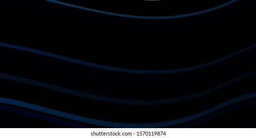 Light BLUE vector pattern with lines. Colorful illustration in abstract style with bent lines. Pattern for websites, landing pages.