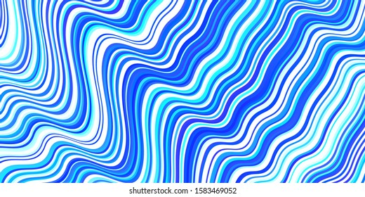 Light BLUE vector pattern with lines. Colorful illustration in abstract style with gradient. Brand new design for your ads, poster, banner.