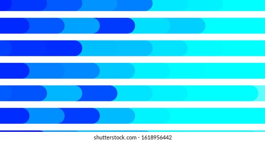 Light BLUE vector pattern with lines. Colorful gradient illustration with abstract flat lines. Pattern for websites, landing pages.
