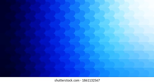 Light BLUE vector pattern with lines. Gradient illustration with straight lines in abstract style. Pattern for booklets, leaflets.