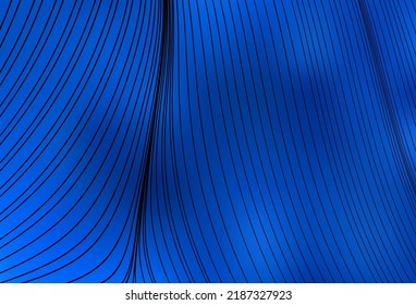 Light BLUE vector pattern with lines. Brand new colorful illustration in curved style. Abstract design for your web site.