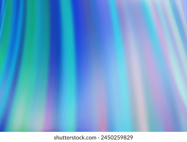Light BLUE vector pattern with lines, ovals. Colorful illustration in abstract marble style with gradient. Textured wave pattern for backgrounds.
