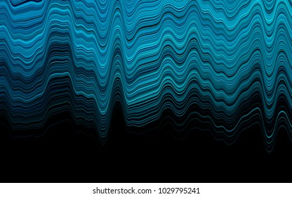 Light BLUE vector pattern with liquid shapes. A vague circumflex abstract illustration with gradient. The best blurred design for your business.