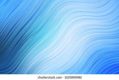 Light BLUE vector pattern with liquid shapes. A completely new color illustration in marble style. The template for cell phone backgrounds.