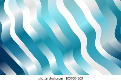 Light BLUE vector pattern with liquid shapes. Shining crooked illustration in marble style. The elegant pattern for brand book.