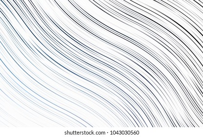 Light BLUE vector pattern with liquid shapes. A vague circumflex abstract illustration with gradient. A new texture for your  ad, booklets, leaflets.