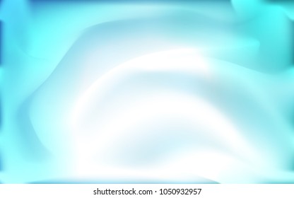Light BLUE vector pattern with liquid shapes. A sample with blurred bubble shapes. A new texture for your  ad, booklets, leaflets.