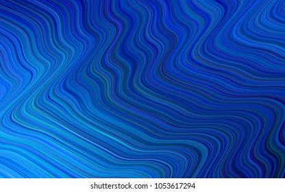 Light BLUE vector pattern with liquid shapes. A sample with blurred bubble shapes. A completely new template for your business design.