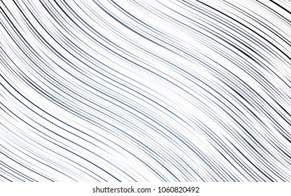 Light BLUE vector pattern with liquid shapes. Modern gradient abstract illustration with bandy lines. A completely new template for your business design.