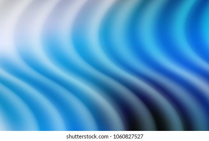 Light BLUE vector pattern with liquid shapes. A sample with blurred bubble shapes. Brand-new design for your ads, poster, banner.