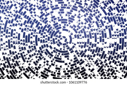 Light BLUE vector pattern with liquid shapes. Modern gradient abstract illustration with bandy lines. Marble design for your web site.