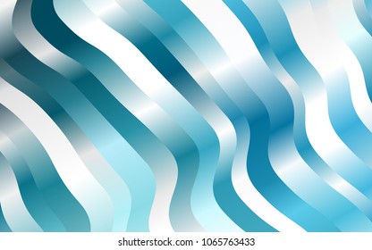Light BLUE vector pattern with liquid shapes. Brand-new colored illustration in marble style with gradient. Marble style for your business design.