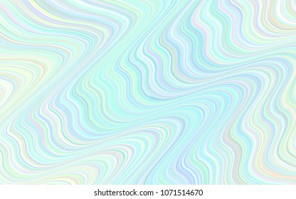Light BLUE vector pattern with liquid shapes. Colorful abstract illustration with gradient lines. A new texture for your  ad, booklets, leaflets.