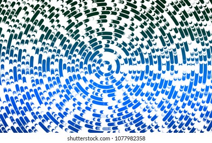 Light BLUE vector pattern with liquid shapes. Blurred geometric sample with gradient bubbles.  New composition for your brand book.