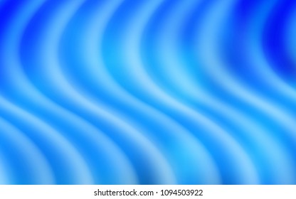 Light BLUE vector pattern with liquid shapes. Blurred geometric sample with gradient bubbles.  The best blurred design for your business.