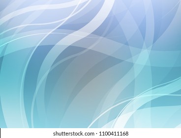 Light BLUE vector pattern with liquid shapes. Shining crooked illustration in marble style. New composition for your brand book.