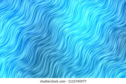 Light BLUE vector pattern with liquid shapes. Colorful illustration in abstract marble style with gradient. Marble style for your business design.