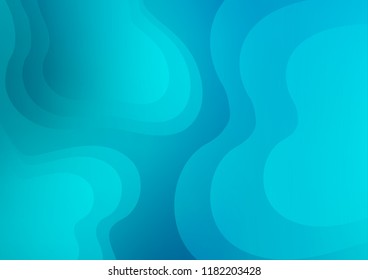 Light BLUE vector pattern with liquid shapes. Creative illustration in halftone marble style with gradient. Marble style for your business design.