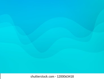 Light BLUE vector pattern with liquid shapes. A completely new color illustration in marble style. Brand new design for your ads, poster, banner.