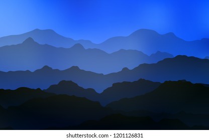 Light BLUE vector pattern with liquid shapes. Shining illustration, which consist of blurred lines, circles. Brand-new design for your ads, poster, banner.