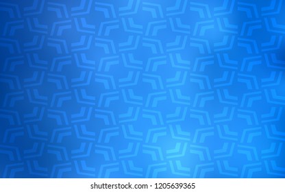Light BLUE vector pattern with liquid shapes. Modern gradient abstract illustration with bandy lines. Pattern for your business design.
