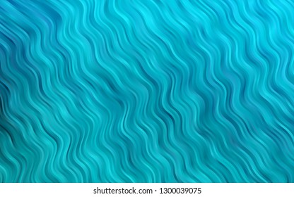 Light BLUE vector pattern with liquid shapes. Creative geometric illustration in marble style with gradient. New composition for your brand book.