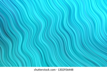 Light BLUE vector pattern with liquid shapes. Geometric illustration in marble style with gradient.  New composition for your brand book.