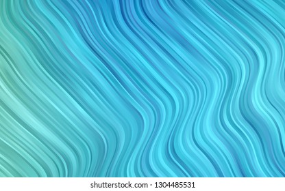 Light BLUE vector pattern with liquid shapes. Creative illustration in halftone marble style with gradient. A completely new marble design for your business.