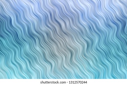 Light BLUE vector pattern with liquid shapes. Creative geometric illustration in marble style with gradient. New composition for your brand book.