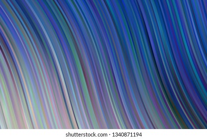 Light BLUE vector pattern with liquid shapes. A vague circumflex abstract illustration with gradient. Pattern for your business design.